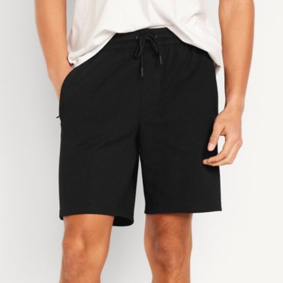 Old Navy 2 PC Fleece Jogger Sweat Shorts Drawstring Navy & Black Size XXL Tall - Picture 2 of 10